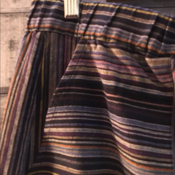 Mod-O-Doc Women's Stripe Button Front Peasant Skirt, Navy. XL - Picture 10 of 16